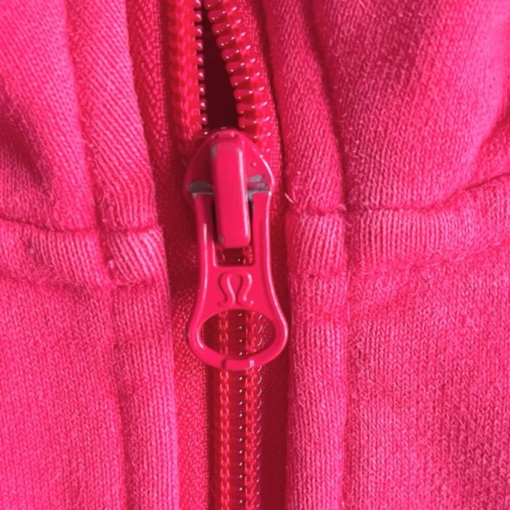 Lululemon Scuba Hoodie Size 2 Pink Raspberry Glo Light - Picture 7 of 13